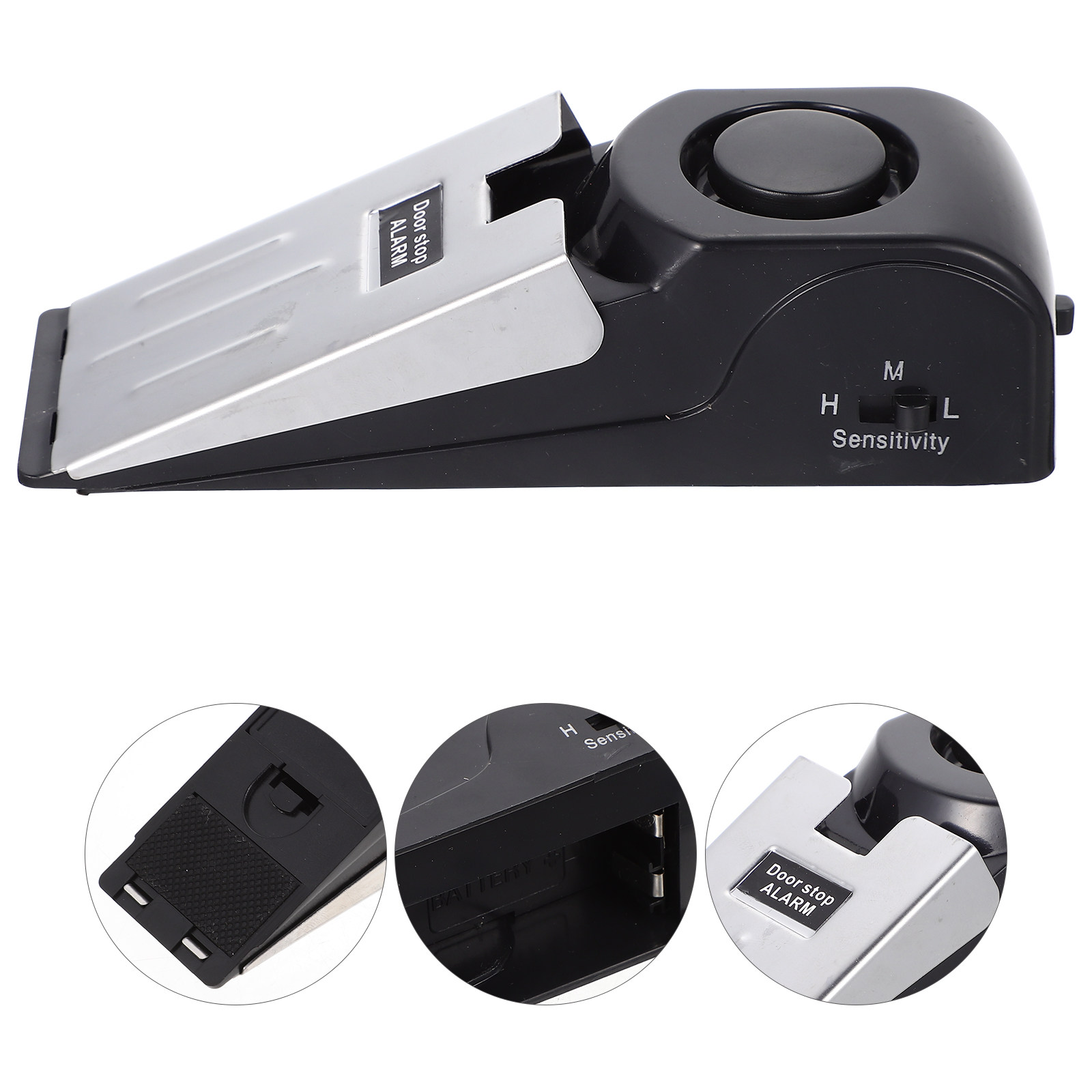 Door Stop Alarm - Penahan Pintu Tipe Tekan Alarm Keamanan